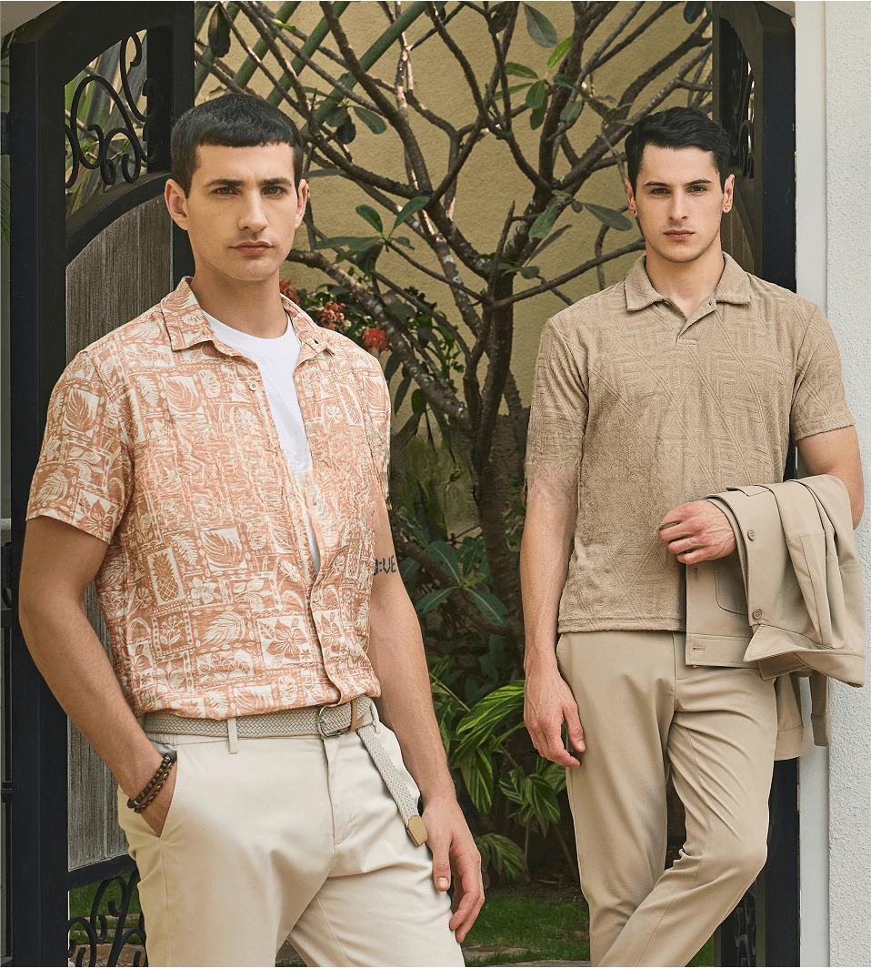 New Arrivals - Men wearing casual summer collection